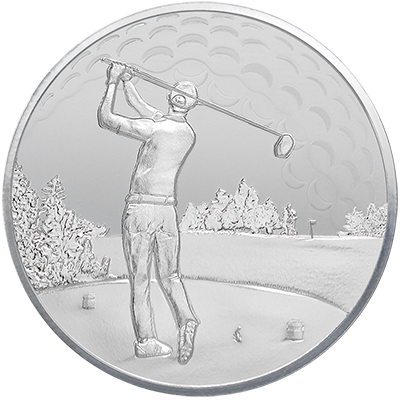 A picture of a Rond d’argent TD Golfeur de 1 oz